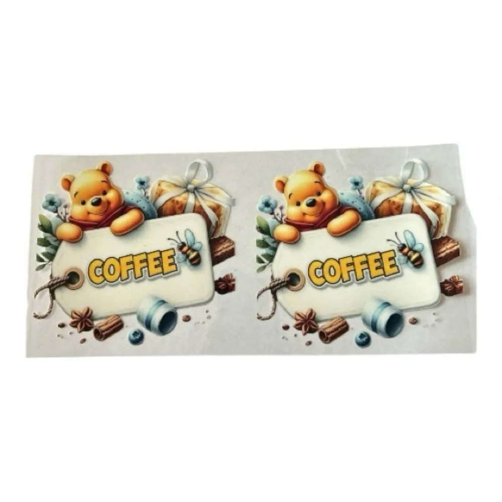 Winnie Coffee Cup Decal